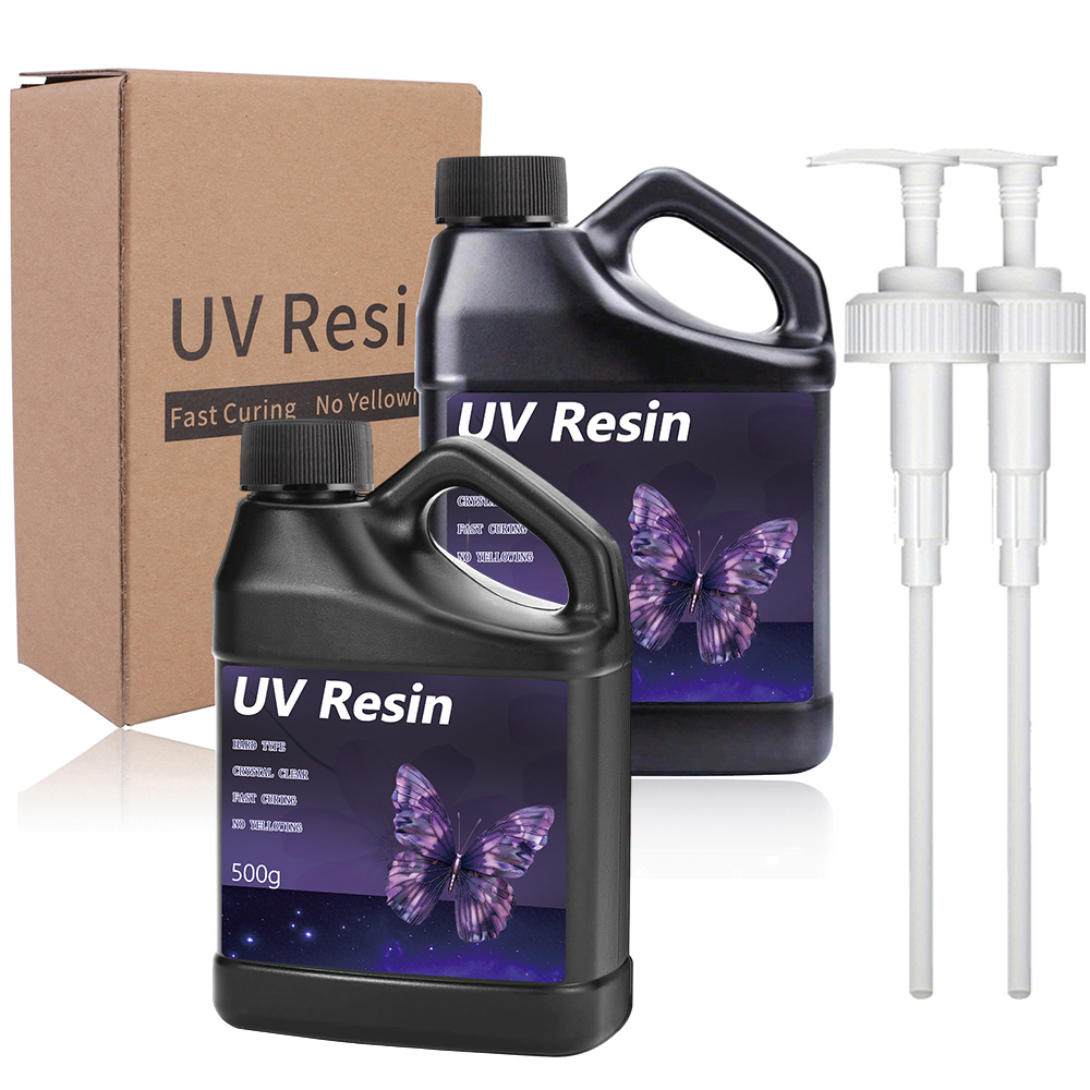 Uv Resin Clear Hard - UV Resin-Bulk Upgraded Crystal Clear Hard