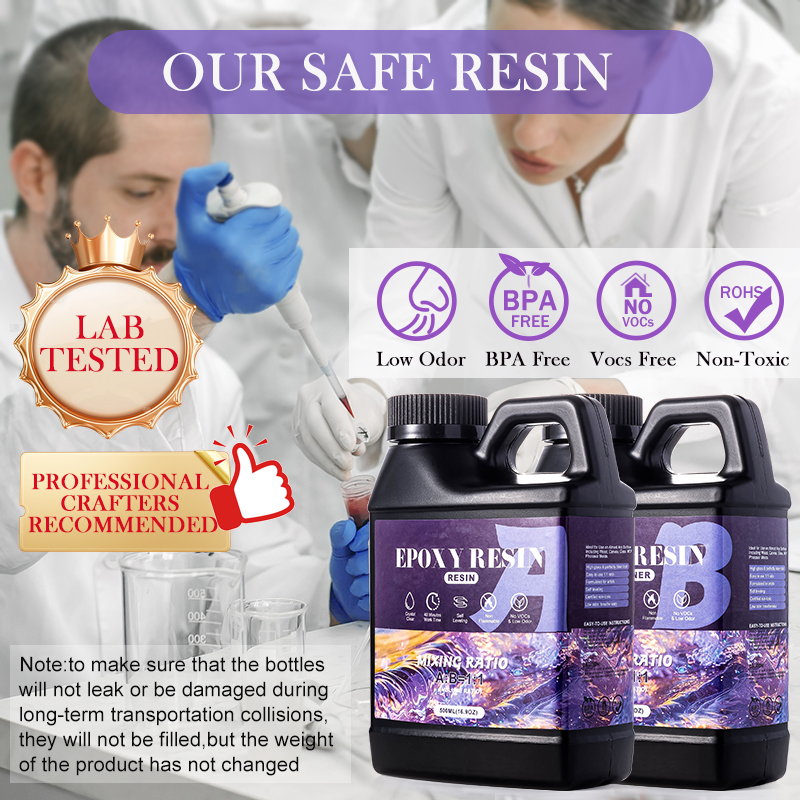 Resin Art Ratio - Epoxy Resin Kit 1:1 Ratio Anti-Yellowing