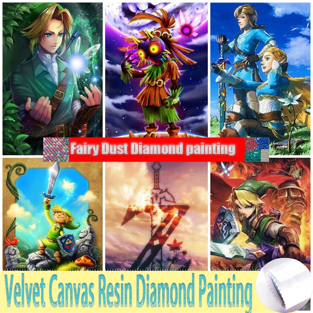 Resin Art Zelda - 5D DIY Fairy Dust Resin Diamond