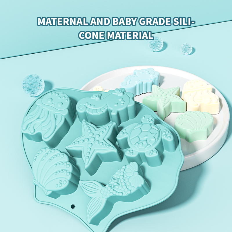 Ocean Fondant Silicone Mold Sh - مراجعة Silicone Mold Ocean وسعره