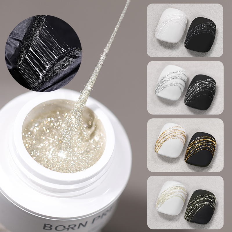 BORN PRETTY 5 ml Sparkly Silve - مراجعة Resin Art Price وسعره