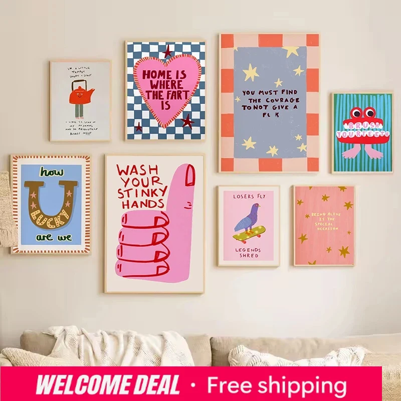 Colorful Humorous House Slogan - مراجعة Resin Art Quote وسعره