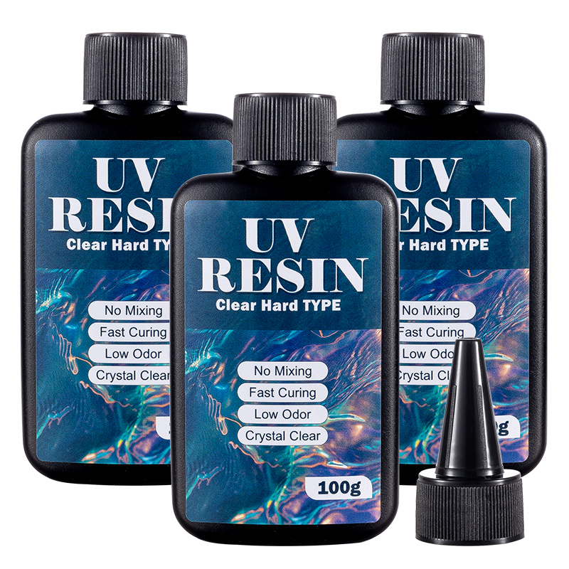 100/200/300g UV Resin Hard Typ - مراجعة Uv Resin Clear Hard وسعره