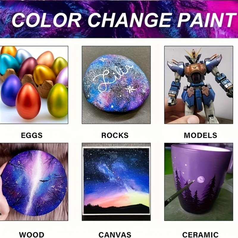 Acrylic Paint Set 6 Colors 50m - مراجعة Resin Art Price وسعره