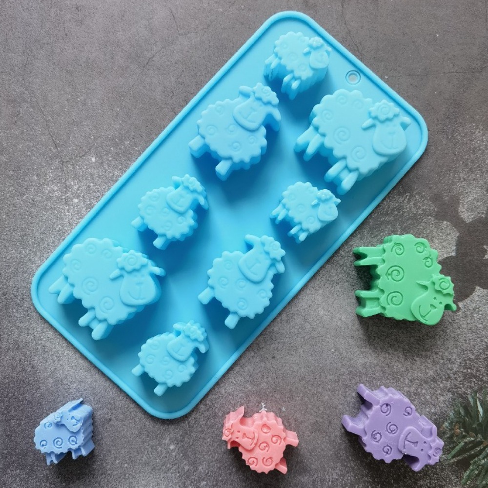 8 Hole Little Sheep Chocolate  - مراجعة Silicone Mold Ocean وسعره