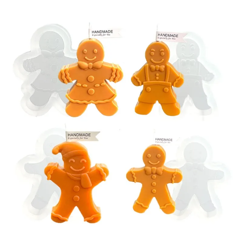 3D Smile Gingerbread Man Silic - مراجعة Resin Art Furniture وسعره