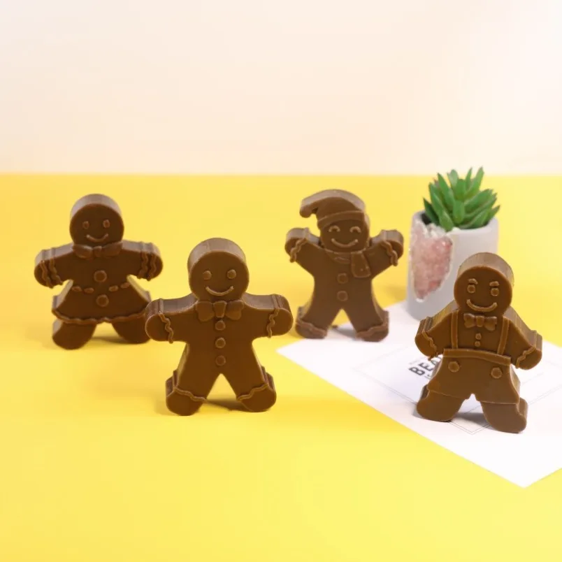 3D Smile Gingerbread Man Silic - مراجعة Resin Art Furniture وسعره
