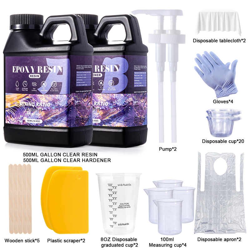 Epoxy Resin Kit 1:1 Ratio Anti - مراجعة Resin Art Ratio وسعره