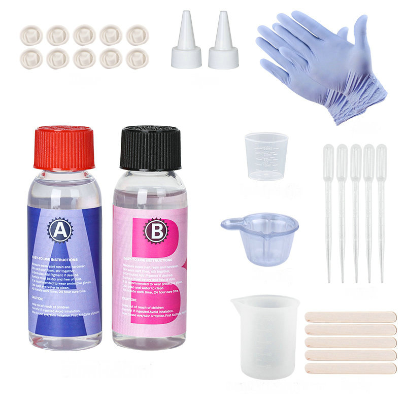 100g Epoxy Resin Kit 1:1 Clear - مراجعة Resin Art Ratio وسعره