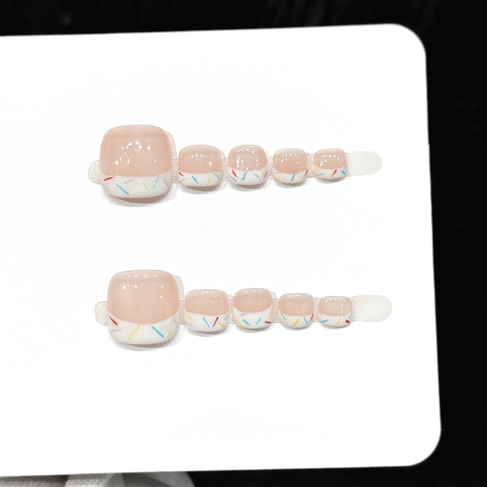 10pcs French Style Toenail Tip - مراجعة Resin Art Online وسعره