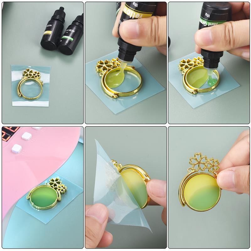 17 Colors UV Resin Glue 10ml E - مراجعة Uv Resin Clear Hard وسعره