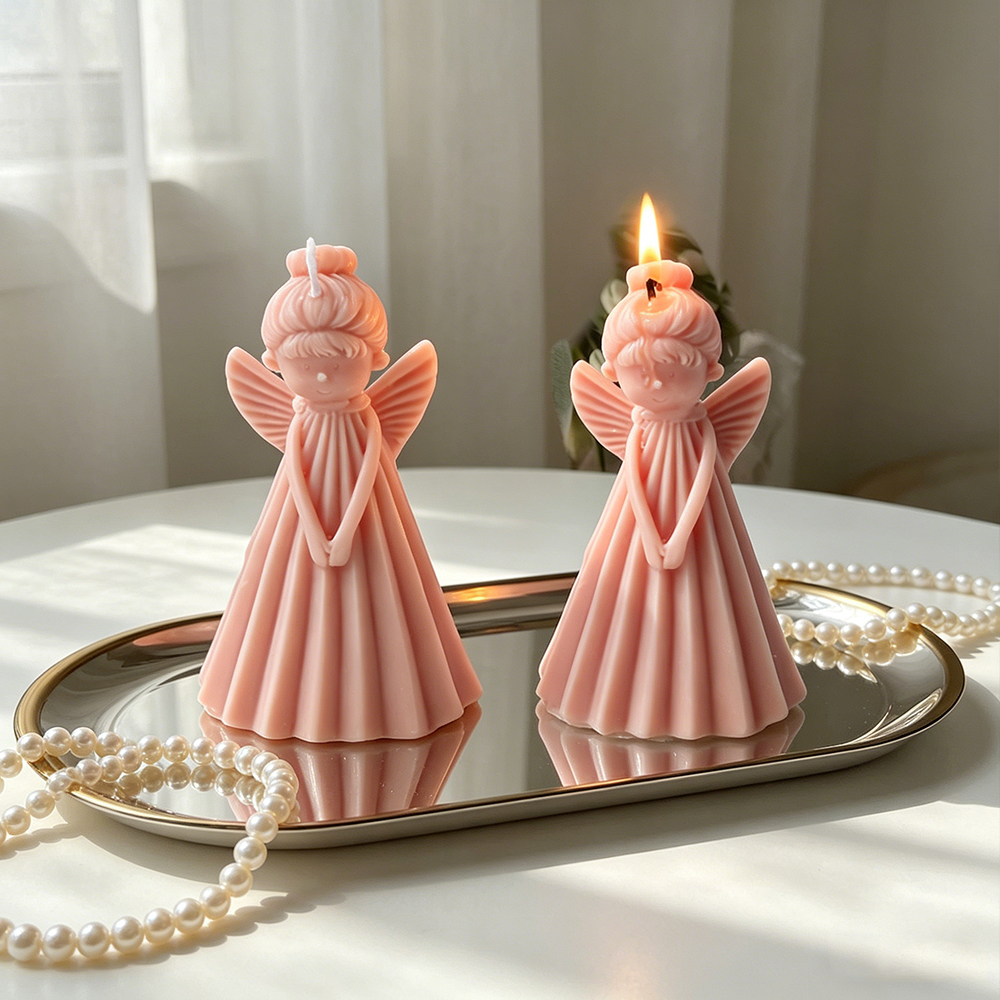 3D Angel Girl Silicone Candle  - مراجعة Resin Art Furniture وسعره