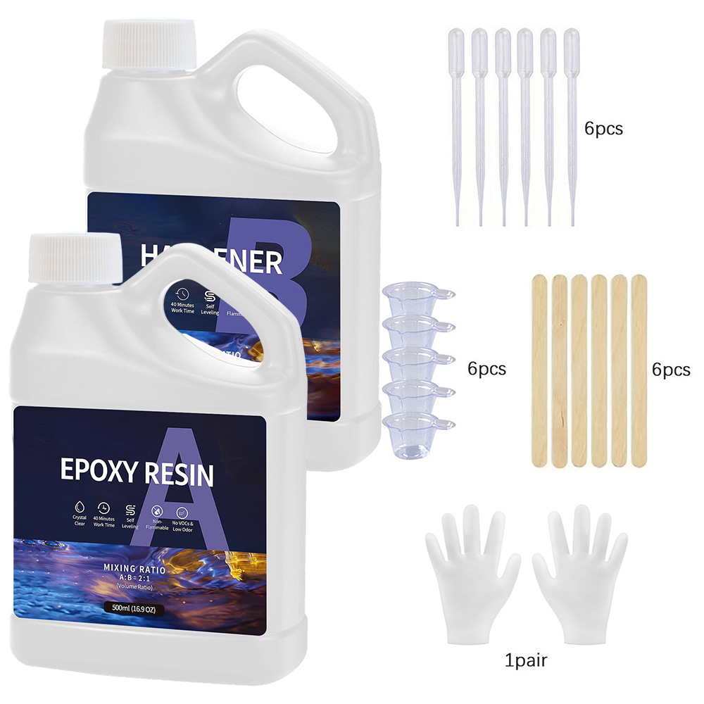 1:1 Ratio Epoxy Resin Kit Anti - مراجعة Resin Art Ratio وسعره