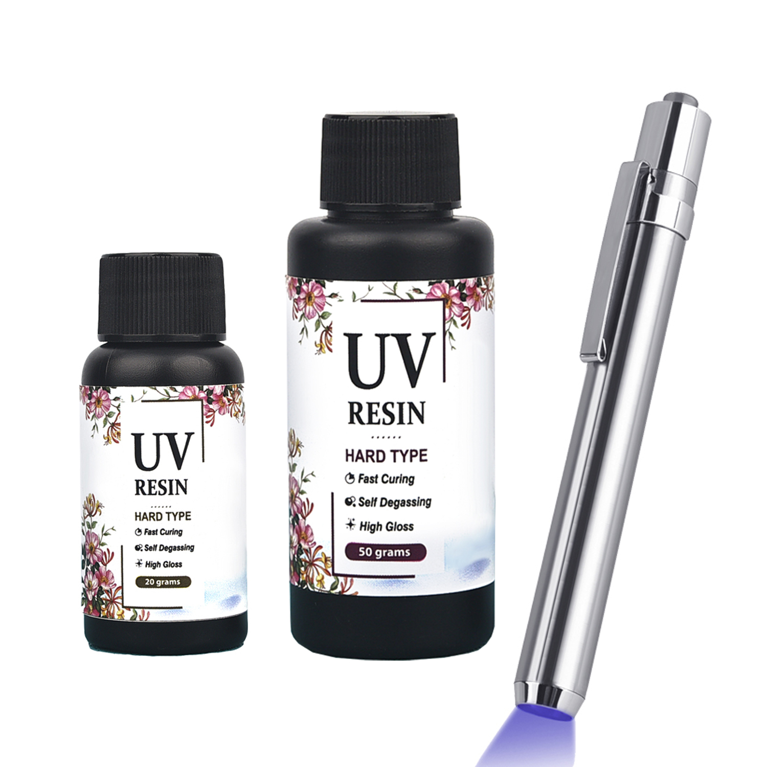 20g 50g UV Resin Glue UV Pen S - مراجعة Uv Resin Clear Hard وسعره