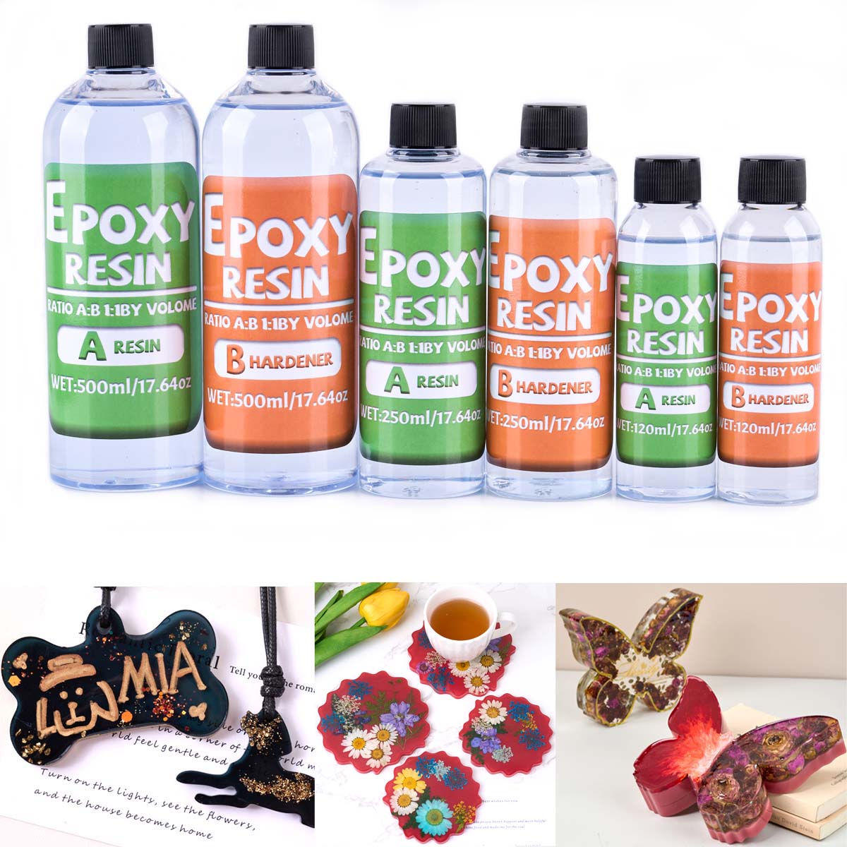 1:1 Ratio Epoxy Resin Kit Anti - مراجعة Resin Art Ratio وسعره