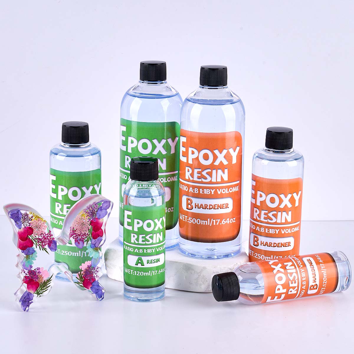 1:1 Ratio Epoxy Resin Kit Anti - مراجعة Resin Art Ratio وسعره