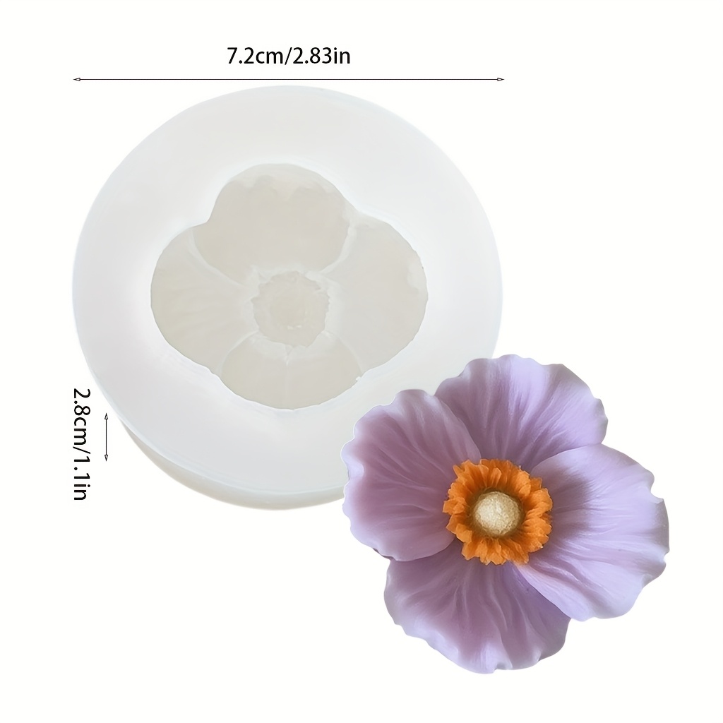 Flower Silicone Candle Mold, C - مراجعة Resin Art Furniture وسعره