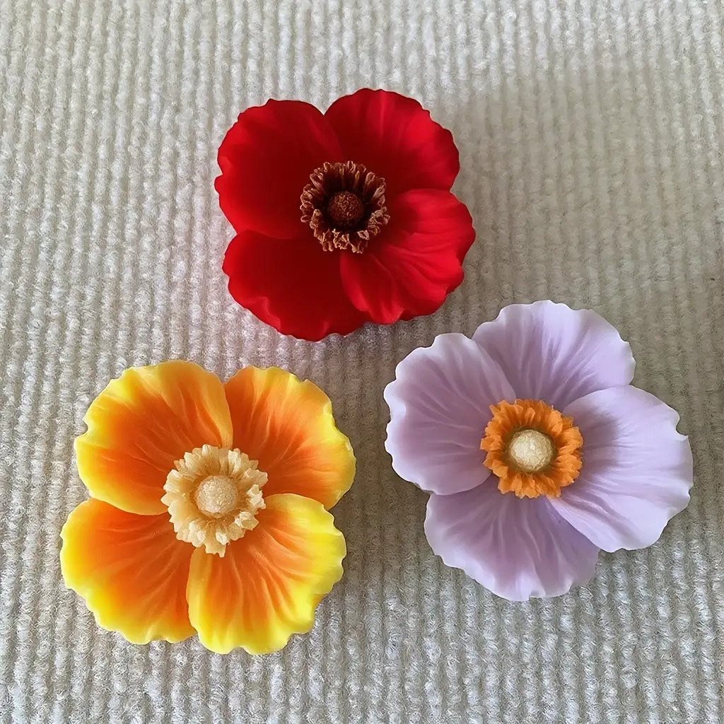 Flower Silicone Candle Mold, C - مراجعة Resin Art Furniture وسعره