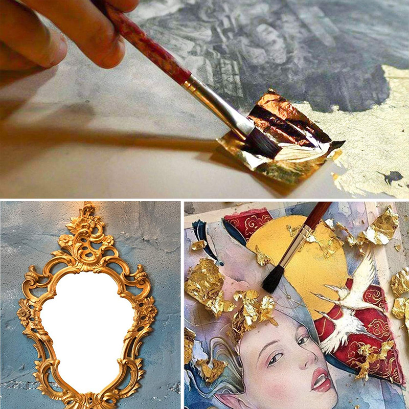 20 Pcs Gold Leaf Sheets: Versa - مراجعة Resin Art Furniture وسعره
