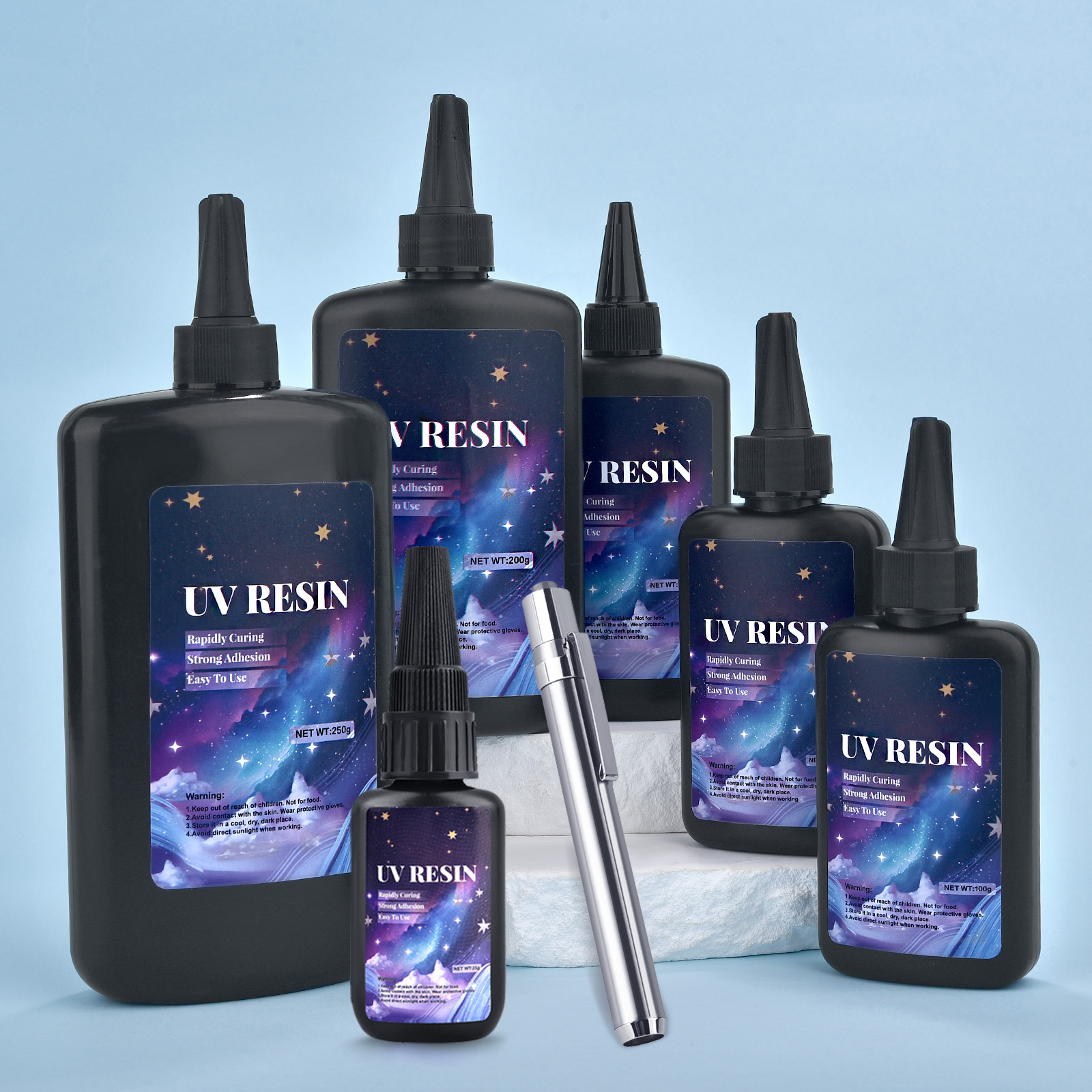 25/50/100/120/200/250g UV Fix  - مراجعة Uv Resin Clear Hard وسعره