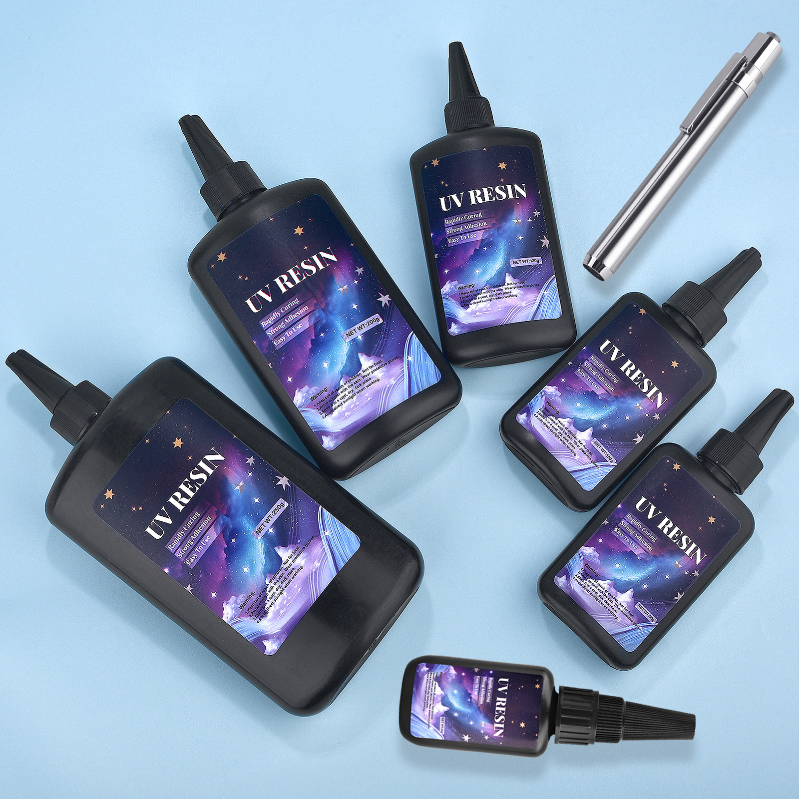 25/50/100/120/200/250g UV Fix  - مراجعة Uv Resin Clear Hard وسعره