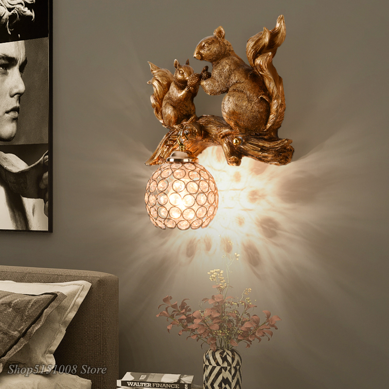 Nordic  Style Resin Squirrel C - مراجعة Background Resin Art وسعره