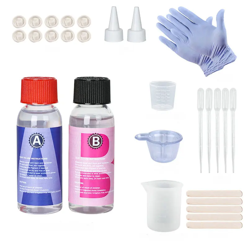 100g Epoxy Resin Kit Clear Hig - مراجعة Resin Art Ratio وسعره