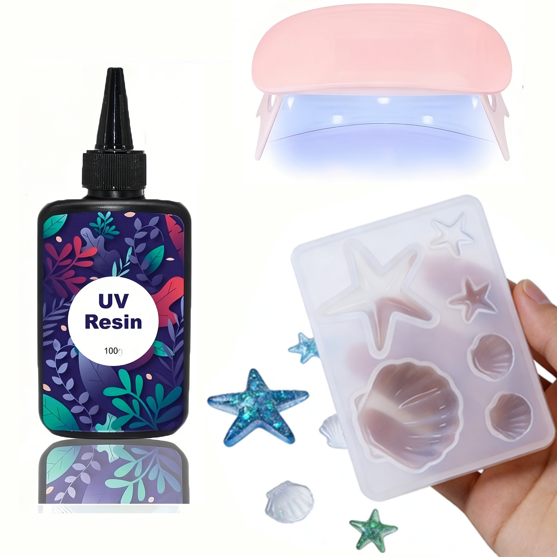 DIY Ocean Theme Crystal Epoxy  - مراجعة Silicone Mold Ocean وسعره