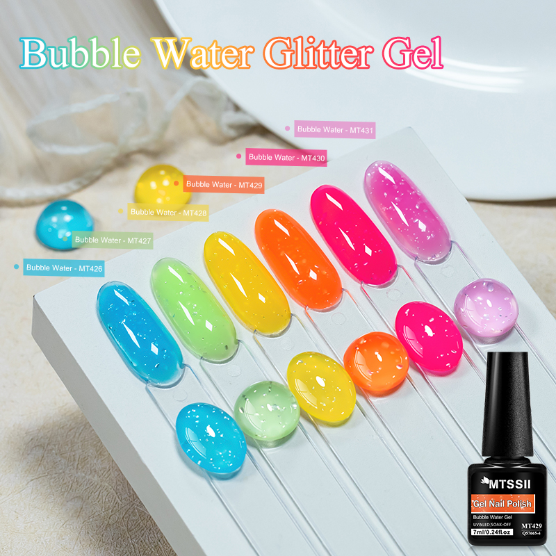 7ml Bubble Water Gel Nail Poli - مراجعة Resin Art Price وسعره