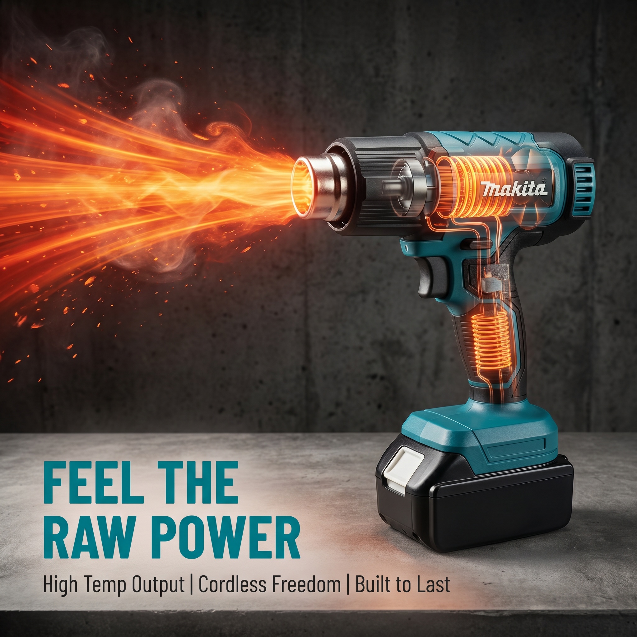 Makita 18V Heat Gun 60-540℃ 4- - مراجعة Resin Art Heat Gun وسعره
