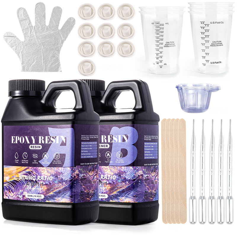 1:1 Ratio Epoxy Resin Kit Anti - مراجعة Resin Art Ratio وسعره