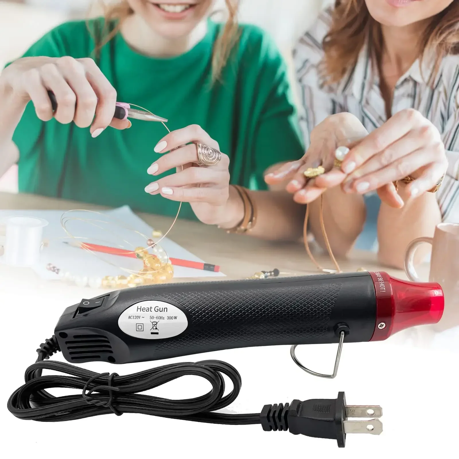 Mini Hot Air Heat Gun for DIY  - مراجعة Resin Art Heat Gun وسعره