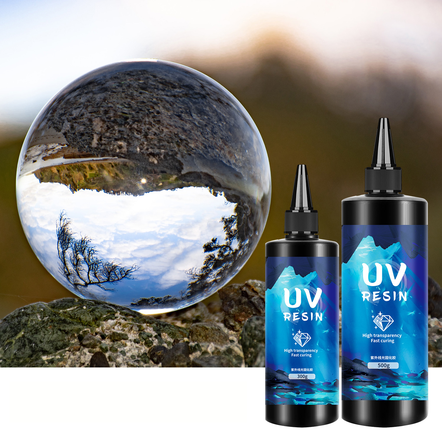 30-1000g Rare Uv Resin Glue Hi - مراجعة Uv Resin Clear Hard وسعره