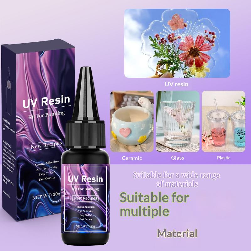 20g/30g/50g UV Epoxy Resin Glu - مراجعة Uv Resin Clear Hard وسعره