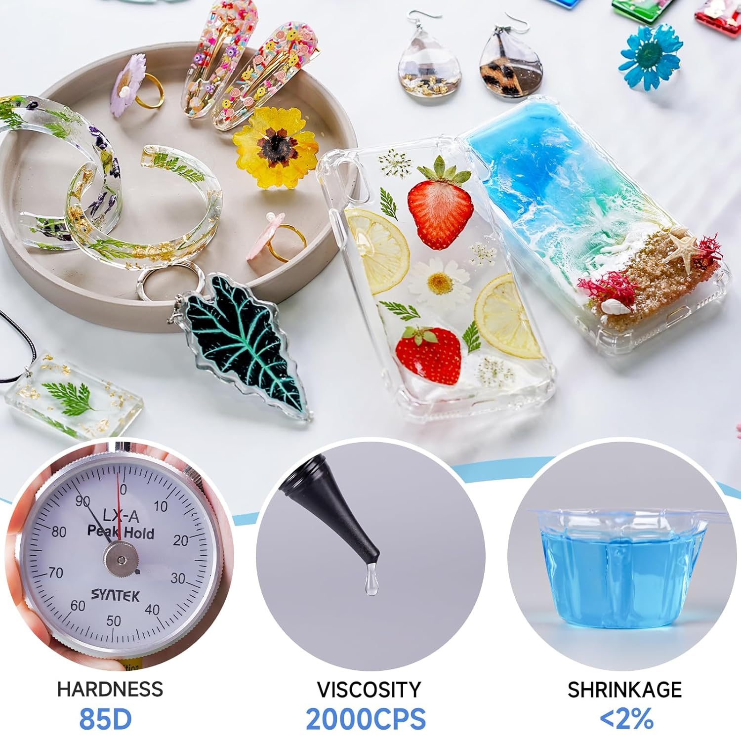 UV Resin,Crystal Clear,Hard UV - مراجعة Uv Resin Clear Hard وسعره