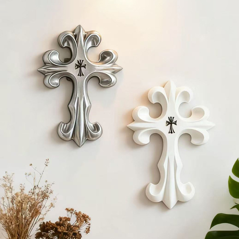 Retro Cross Wall Decor Gothic  - مراجعة Resin Art Furniture وسعره