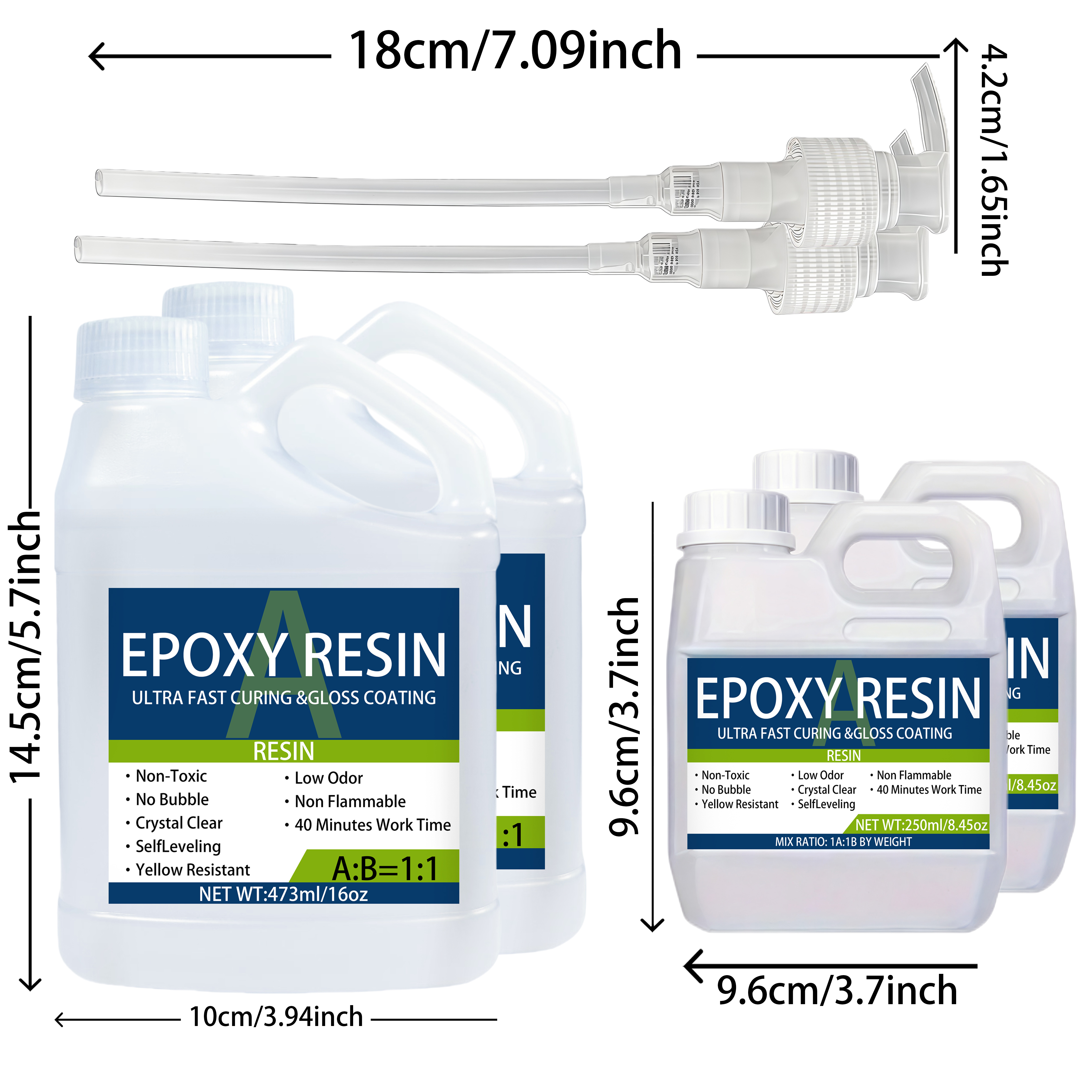 Epoxy Resin Kit 32OZ，Strong, B - مراجعة Resin Art Ratio وسعره