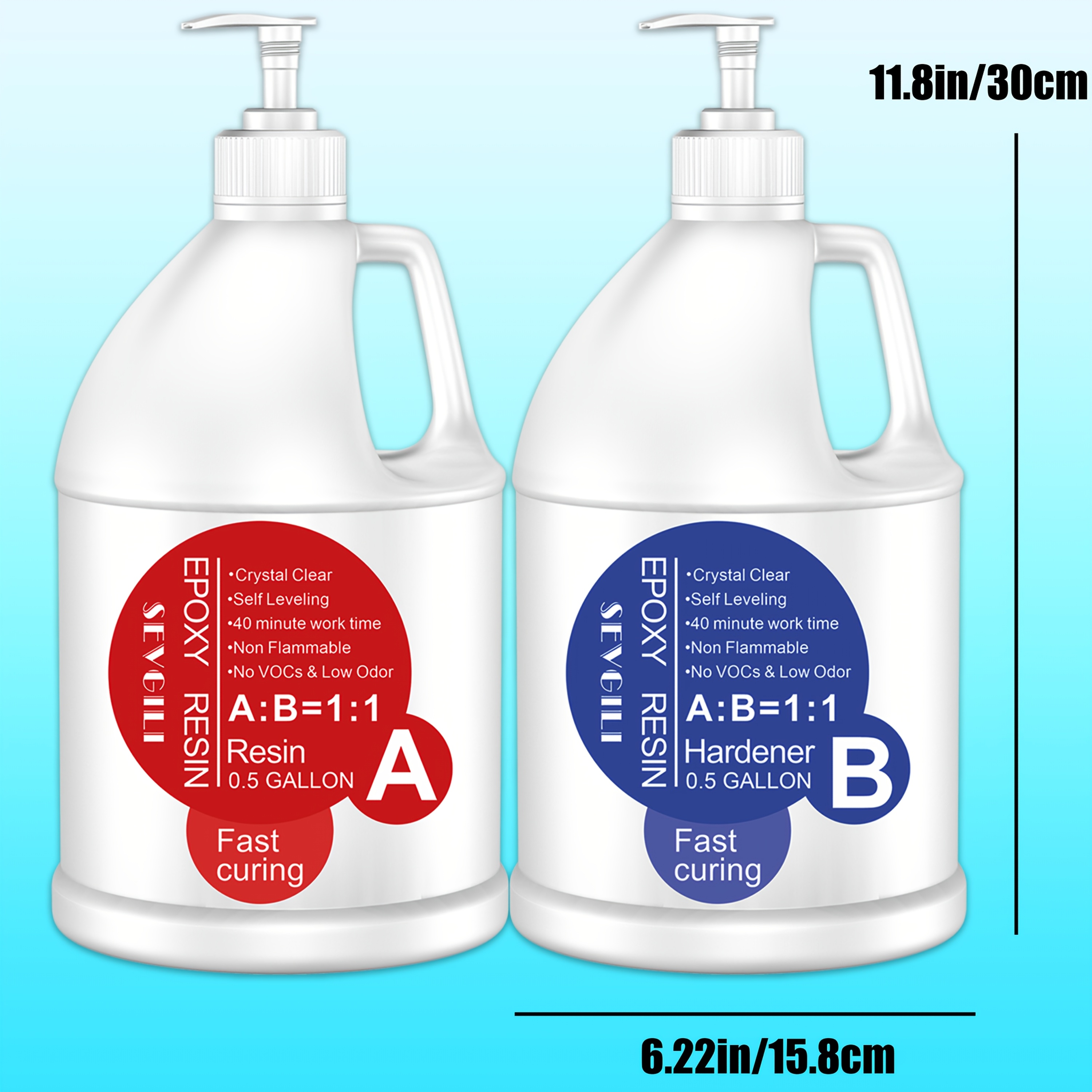 [Crystal Clear Epoxy] 128oz Ep - مراجعة Resin Art Ratio وسعره