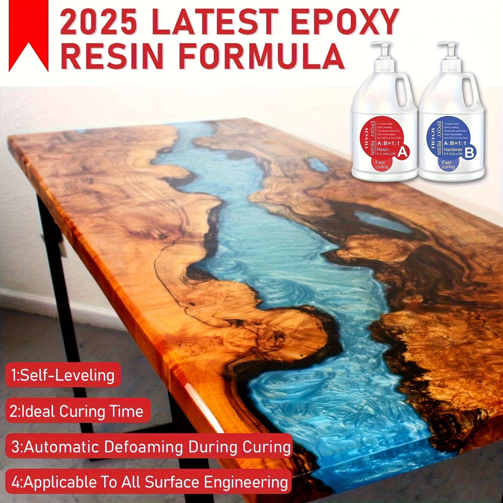 [Crystal Clear Epoxy] 128oz Ep - مراجعة Resin Art Ratio وسعره