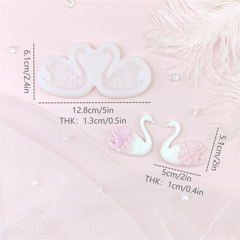 Swan Pair Combination Silicone - مراجعة Silicone Mold Ocean وسعره