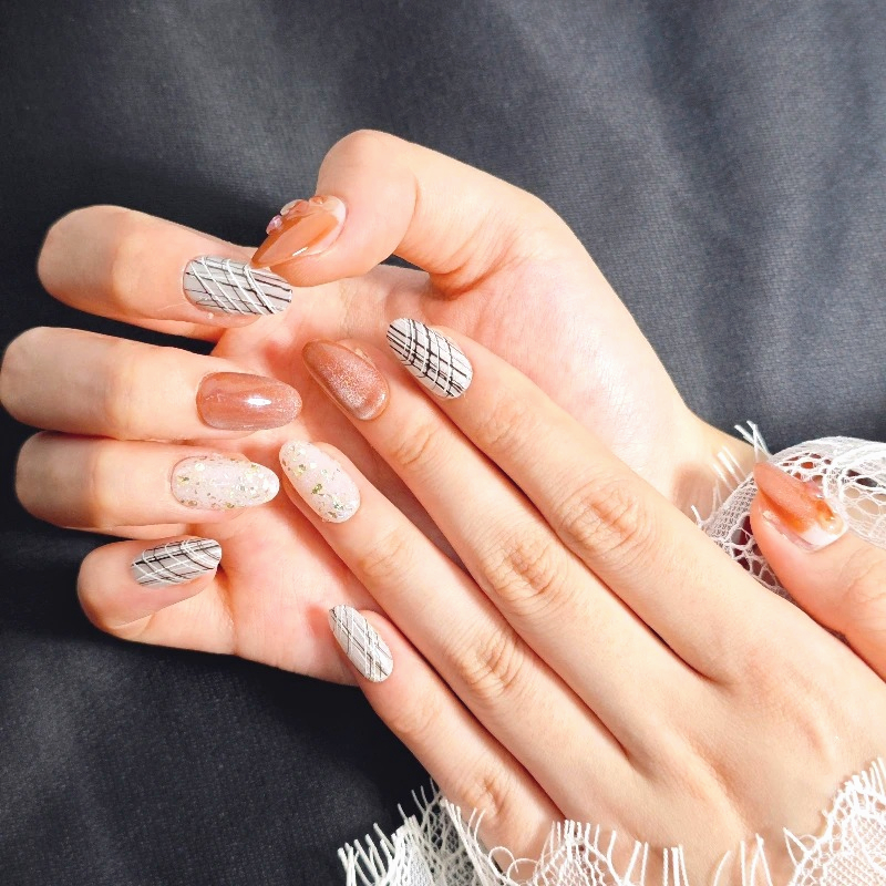 10PCS Handmade Press on Nails  - مراجعة Resin Art Online وسعره