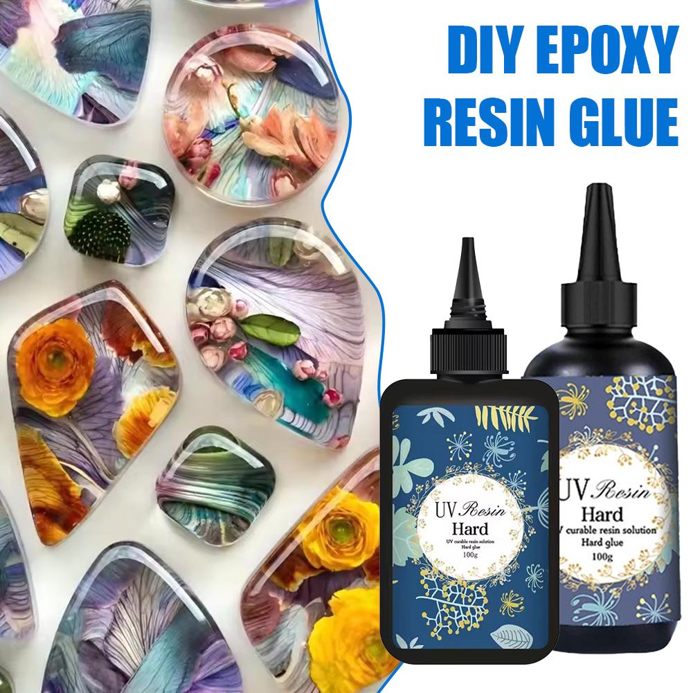 1/2Pcs Crystal Clear Hard UV R - مراجعة Uv Resin Clear Hard وسعره