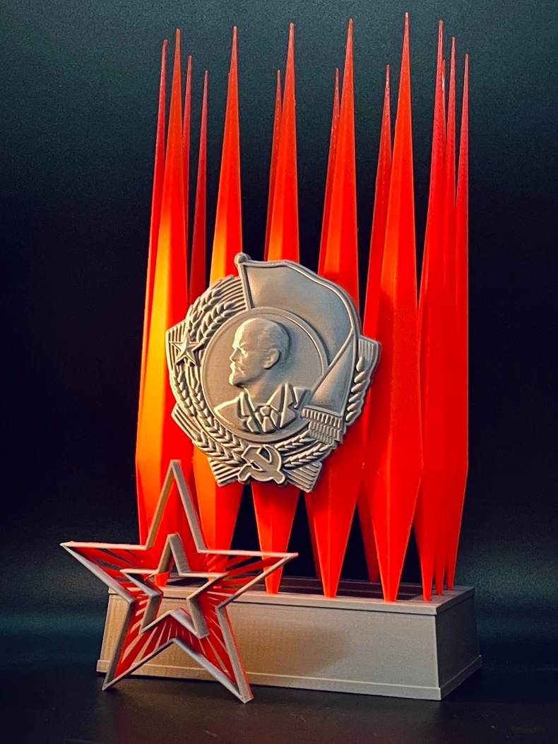 3D Printed USSR Lenin Order Co - مراجعة Resin Art Order وسعره