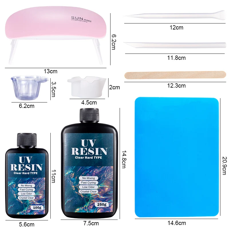 100g/250g Clear UV Resin Hard  - مراجعة Uv Resin Clear Hard وسعره