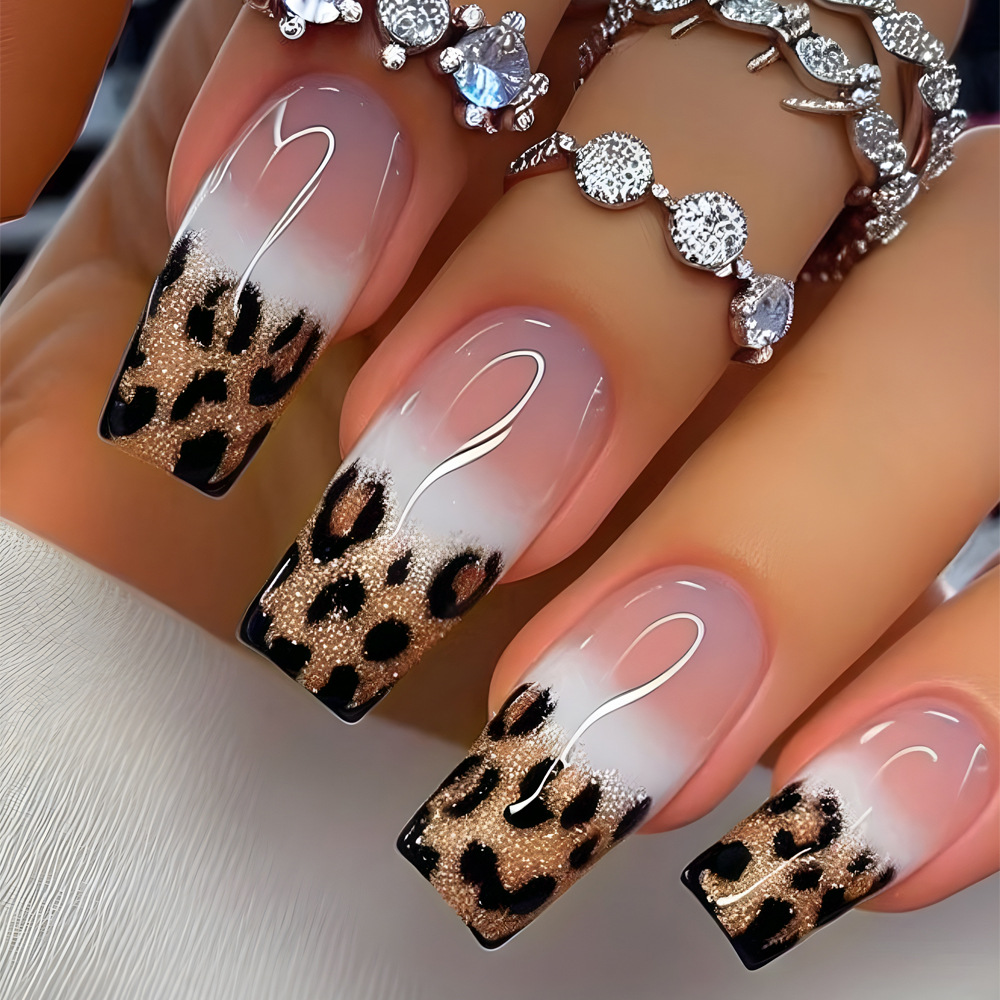 Leopard Print French Tip Press - مراجعة Resin Art Online وسعره