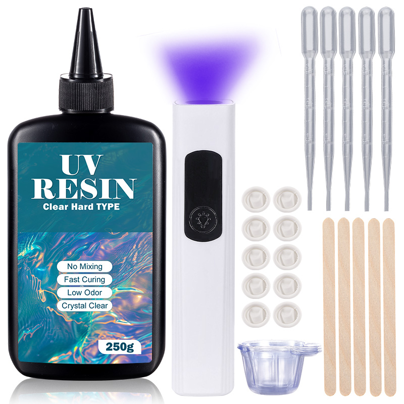 UV Resin Kit with Light Upgrad - مراجعة Uv Resin Clear Hard وسعره