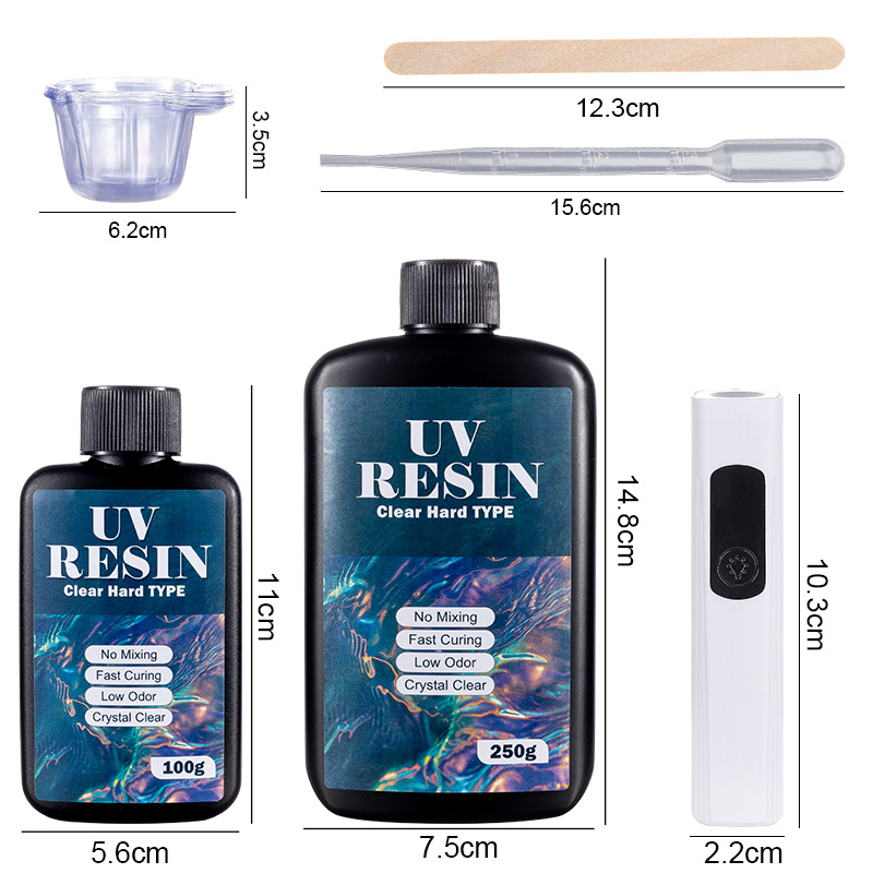 UV Resin Kit with Light Upgrad - مراجعة Uv Resin Clear Hard وسعره