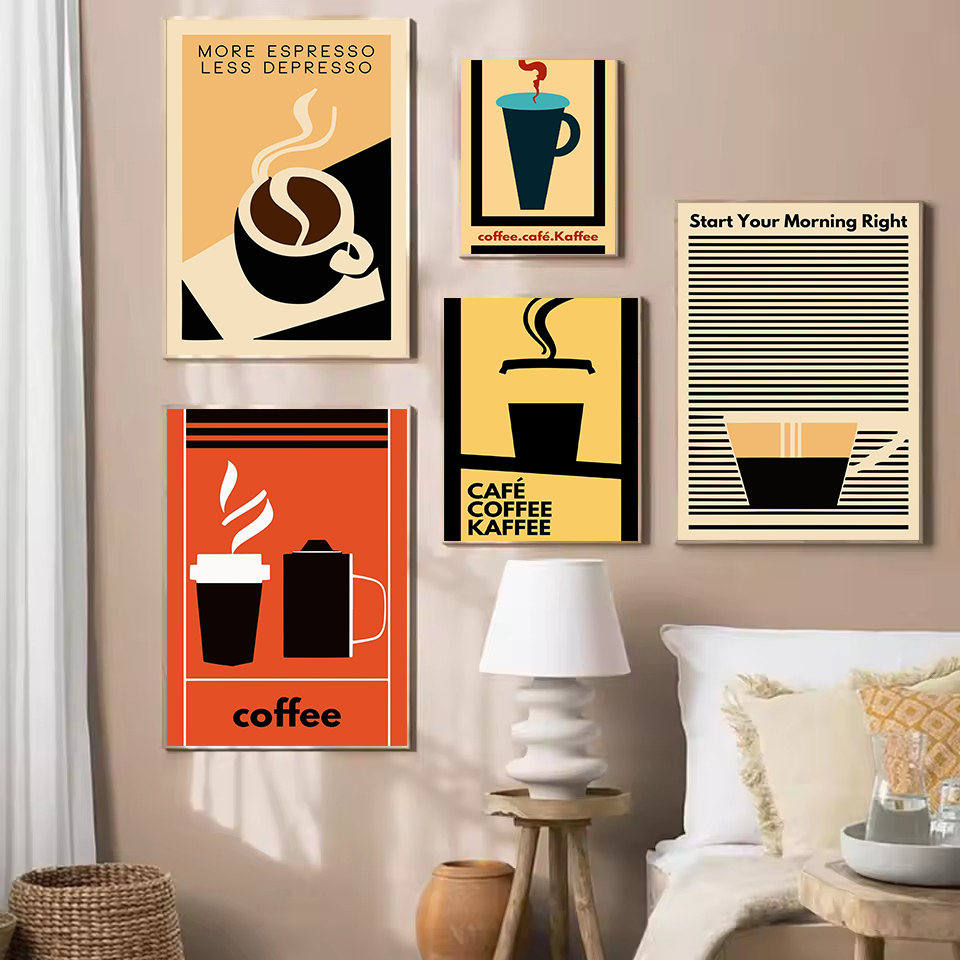 Retro Minimalist Funny Coffee  - مراجعة Resin Art Quote وسعره