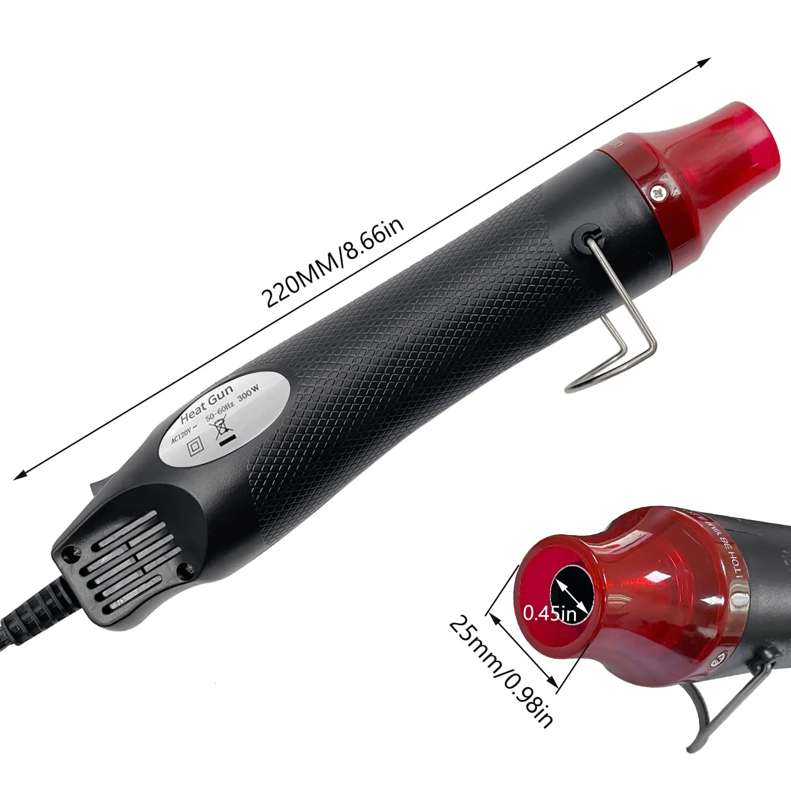 110V/220V US EU Standard Hot A - مراجعة Resin Art Heat Gun وسعره