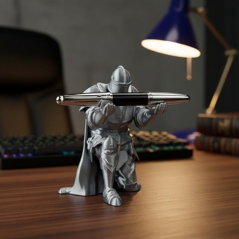 Knight Pen Holder Resin Mediev - مراجعة Resin Art Price وسعره